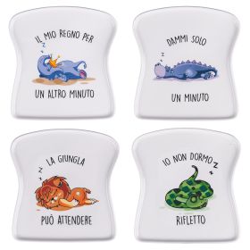 Piattino toast in porcellana, Lazy