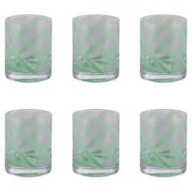 Set 6 bicchieri acqua 340 ml, Vertigo Green