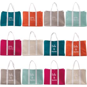 Borsa mare con 2 manici in tessuto, Motivy e Pensieriny Sibilla