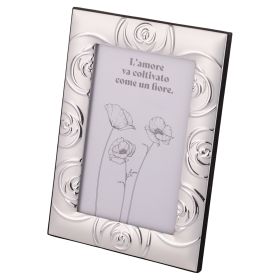 Cornice da tavolo, spazio foto 20x25 cm, silver, Sibilla