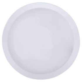 Piatto frutta in vetro opalino 21,5 cm, bianco