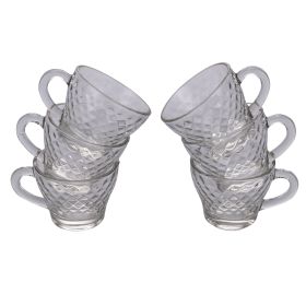 Set 6 tazzine caff&#232; 90 ml in vetro