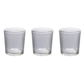 Set 3 bicchieri 270 ml in vetro