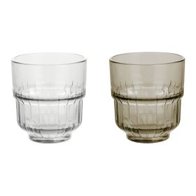 Set 2 bicchieri impilabili 340 ml, Vertical Sibilla