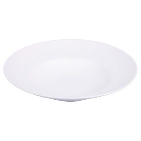 Piatto fondo bianco in gres, Horeca White