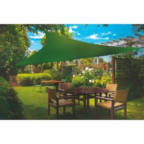 Vela ombreggiante triangolare, waterproof, 3x3 m, verde, Est&#233;