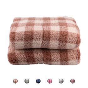 Coperta scacchi multiuso 150x200 cm in sherpa, Sibilla