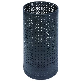 Portaombrelli in ferro battuto, nero, Sibilla