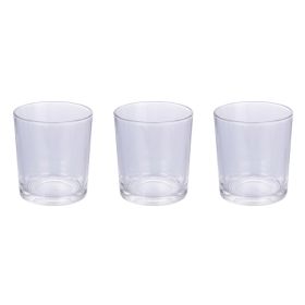 Set 3 bicchieri 270 ml in vetro, Light Pure