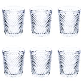 Set 6 bicchieri acqua 325 ml in vetro