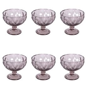 Set 6 coppe gelato purple 400 ml
