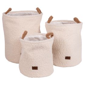 Set 3 ceste teddy portabiancheria, Les Petites