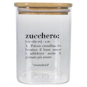Barattolo zucchero 1 L in vetro