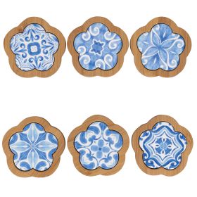 Mattonella decorativa fiore &#216;7