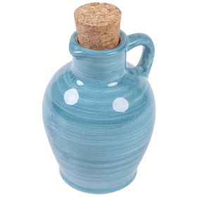 Anfora mini oliera in ceramica tappo in sughero