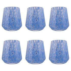 Set 6 bicchieri acqua 410 ml, Candy Turquoise