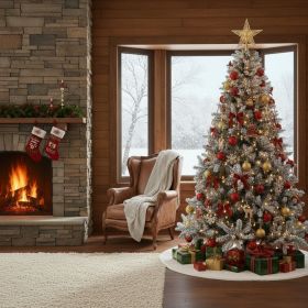 Albero di Natale innevato circa 750 rami h. 200 cm, Himalaya Santa&#39;s House