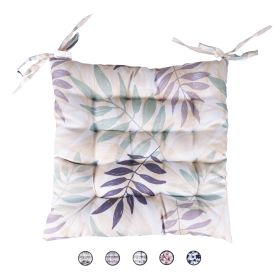 Cuscino sedia floreale con laccetti 40x40 cm