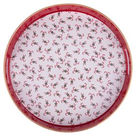 Vassoio tondo, Natale coi fiocchi