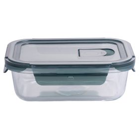 Contenitore ermetico rettangolare 640 ml in vetro, S&#236;Chef