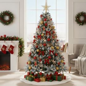 Albero di Natale innevato circa 1200 rami h. 230 cm, Himalaya Santa&#39;s House