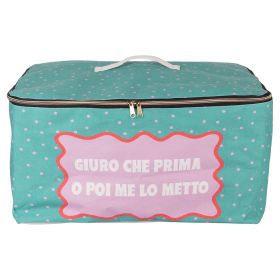 Custodia portatutto, acquamarina, 50x40x27 cm, More Amor