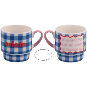 Mug 330 ml impilabile, More Amor Ariete