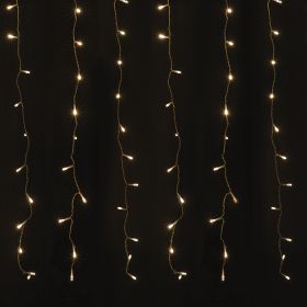 Tenda 204 led, bianco caldo, 300x70 cm, Santa&#39;s House