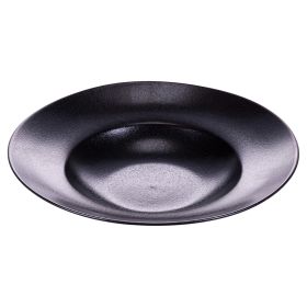 Piatto fondo bianco in gres, Horeca Black