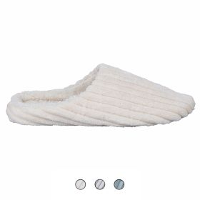 Pantofole donna, tomaia effetto velluto, imbottitura interna in sherpa, LeFlaf