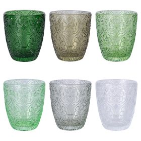 Set 6 bicchieri acqua 300 ml, Granada Greenery