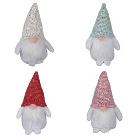 Gnomo appendino con glitter h. 18 cm, Santa&#39;s House