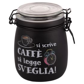 Barattolo caff&#232; 800 ml in vetro, Si scrive si legge S&#236;Chef
