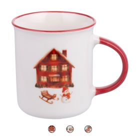 Mug natalizia 360 ml in gres, Winter Village