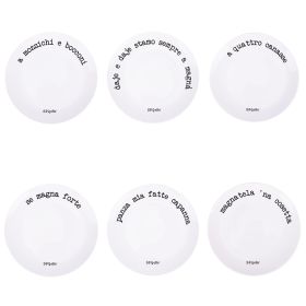 Piatto piano in porcellana