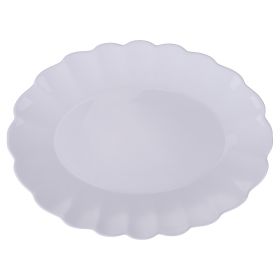 Piatto da portata ovale 30x22,5 cm in vetro opalino