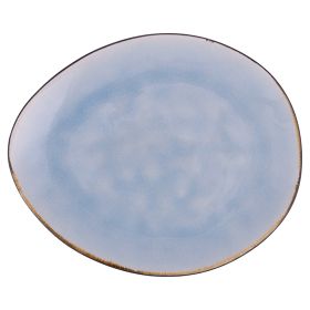 Piatto frutta ovale in gres bicolor, The Market