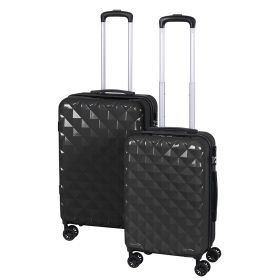 Set 2 valigie antracite, Diamond