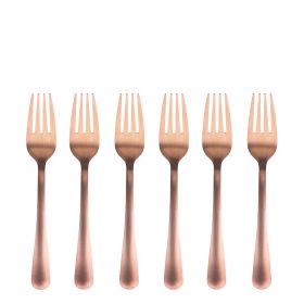 Set 6 forchettine dessert in acciaio