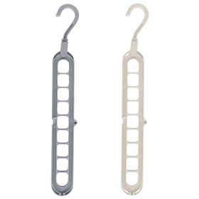 Set 2 grucce, doppio posizionamento orizzontale/verticale, per 9 stampelle, S&#236;ordine