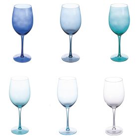 Set 6 calici 550 ml in vetro, Happy hour Ocean