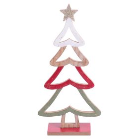 Alberello natalizio decorativo l. 15x5x30 cm, Santa&#39;s House