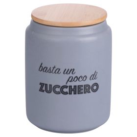 Barattolo zucchero 900 ml in ceramica e bamb&#249;, Idee