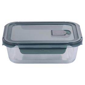 Contenitore ermetico rettangolare 1050 ml in vetro, S&#236;Chef