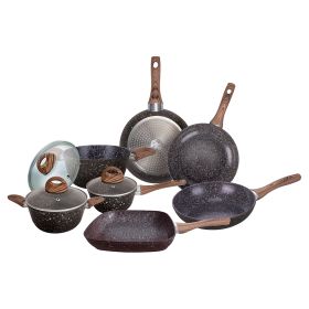 Batteria 10 pezzi, rivestimento in ceramica, induzione, Arizona SìChef