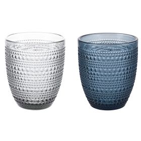 Set 2 bicchieri acqua 340 ml in pasta di vetro, Roma Sibilla