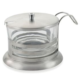 Formaggiera in acciaio inox e ferro