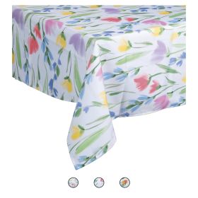 Tovaglia rettangolare 140x180 cm antimacchia, Tulip Sibilla