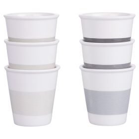 Set 6 tazzine caff&#232; 60 ml in porcellana, Daily Stones