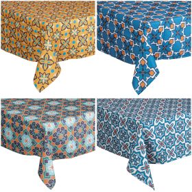 Tovaglia antimacchia 140x180 cm, 8 posti tavola, Marocco Sibilla